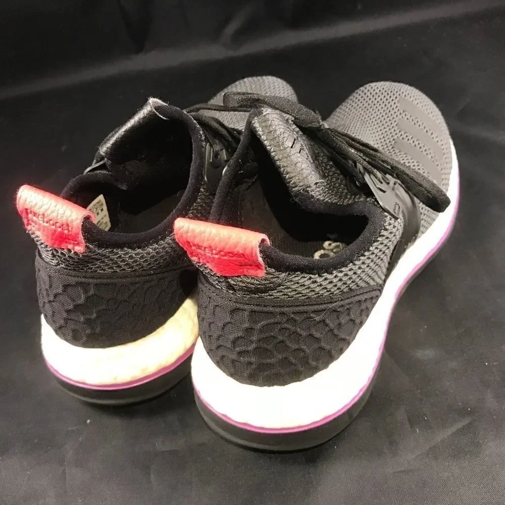 Adidas Pure Boost Women's Size 7.5 39 1/3 ZG BOOST Black Charcoal Red
